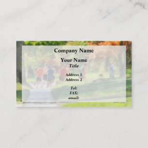 Track Team Business Card