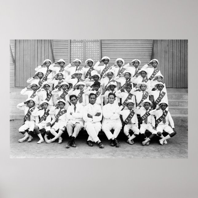 Track Team, Manila, early 1900s Poster (Front)