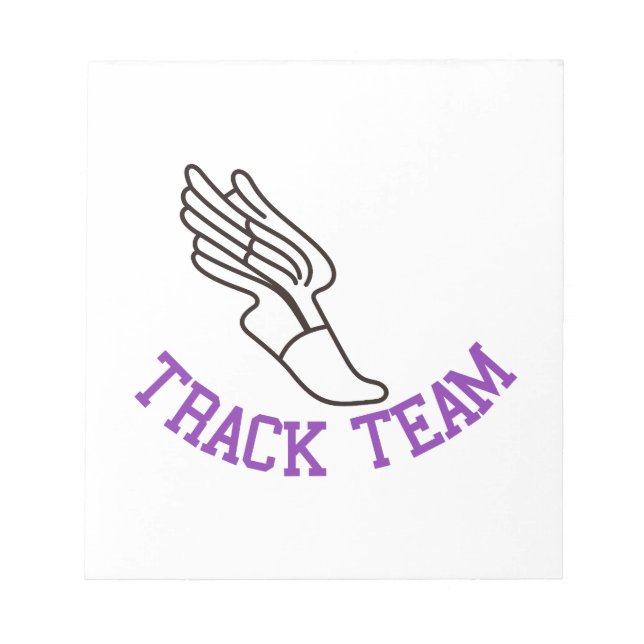 Track Team Notepad (Front)