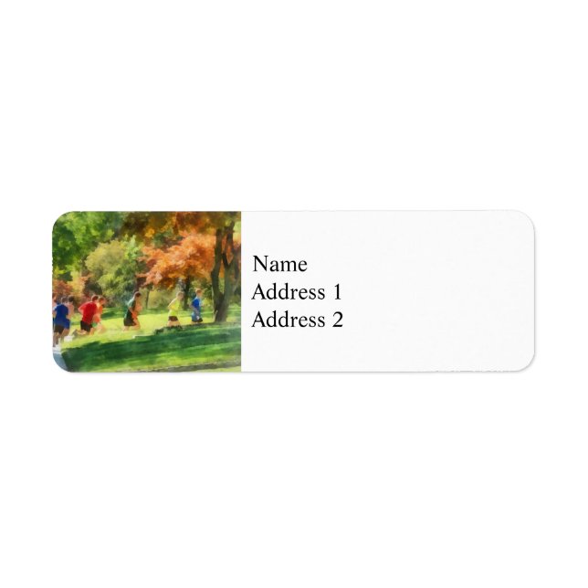 Track Team Return Address Label (Front)