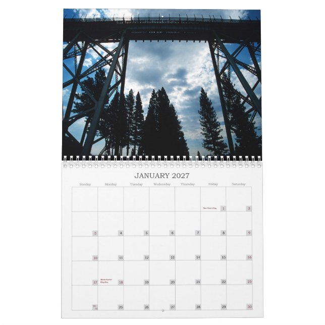 Tracks Leading To ... Calendar (Jan 2027)