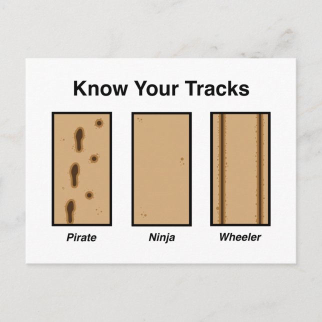 Tracks Postcard (Front)