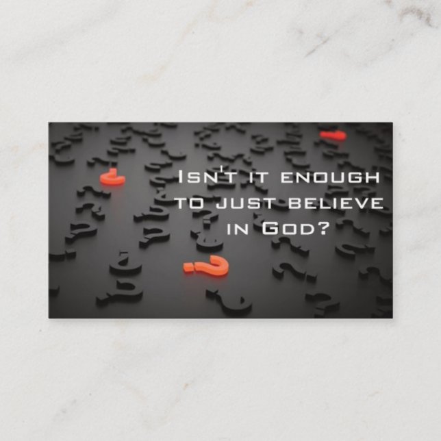 Tract Card - Belief (Front)