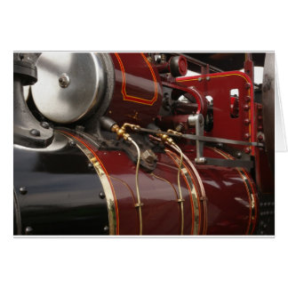 traction engine in close-up