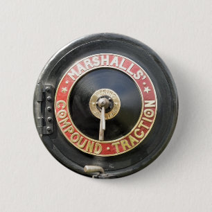 TRACTION ENGINES 6 CM ROUND BADGE