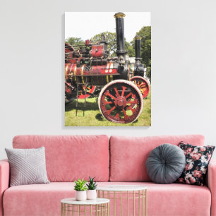 TRACTION ENGINES CANVAS PRINT