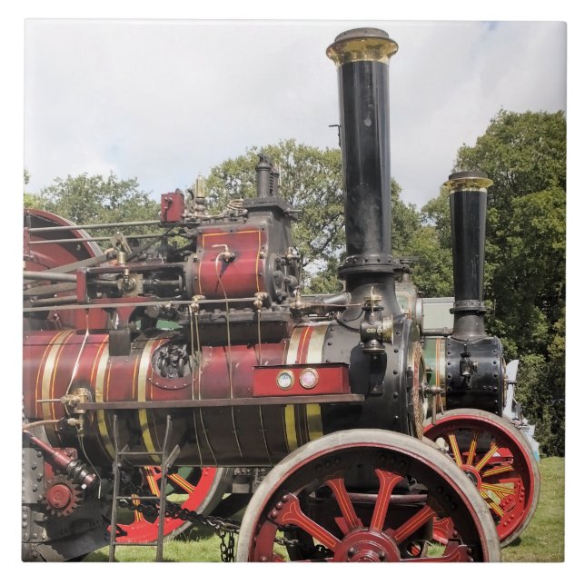 TRACTION ENGINES CERAMIC TILE (Front)