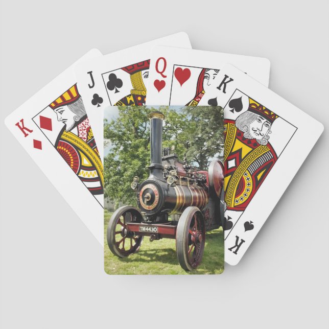 TRACTION ENGINES PLAYING CARDS (Back)