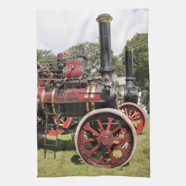 TRACTION ENGINES TEA TOWEL (Vertical)