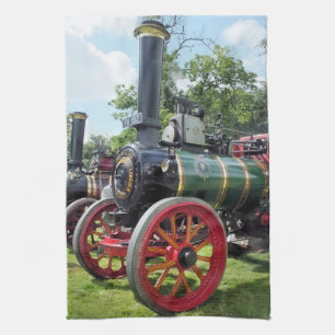 TRACTION ENGINES TEA TOWEL