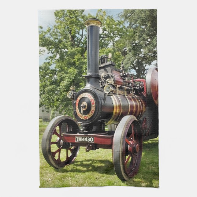 TRACTION ENGINES TEA TOWEL (Vertical)