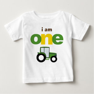 Tractor 1st Birthday T-shirt Toddler Baby Kid