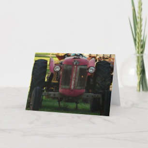 TRACTOR AT REST CARD