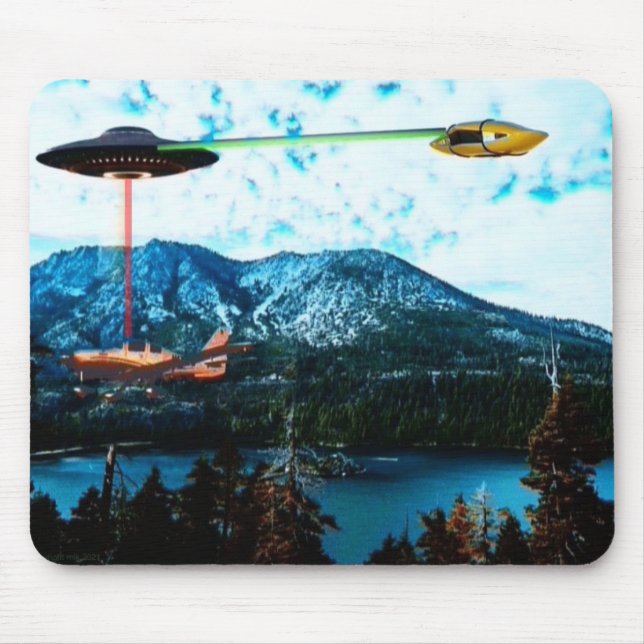 Tractor beams work mouse pad (Front)