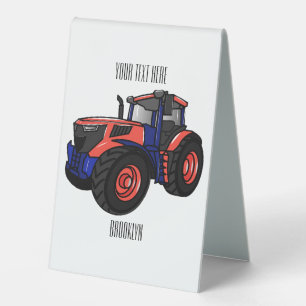 Tractor cartoon illustration 