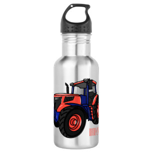 Tractor cartoon illustration 532 ml water bottle