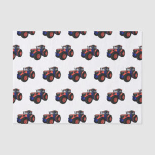 Tractor cartoon illustration tissue paper