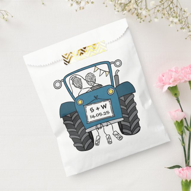 Tractor Country Wedding Favor Bag (Sealed)