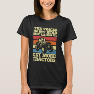 Tractor Design For Men Women Kids Farmer Farming L T-Shirt