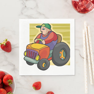 Tractor Driver Napkin