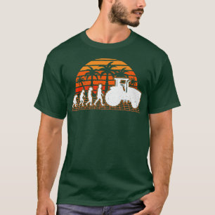 Tractor Evolution Retro Tractor Driver Farmer T-Shirt