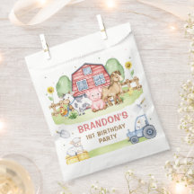 Tractor Farm Animals 1st Birthday