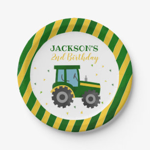 Tractor Farm Barnyard Birthday Party Paper Plates