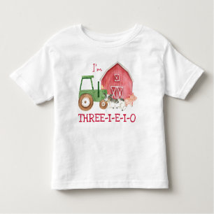 Tractor Farm Three-I-E-I-O T-Shirt