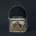 Tractor Farming Equipment Cool Agriculture  Printed Backpack<br><div class="desc">Introducing the Tractor Farming Backpack Perfect for back to school or work. Tired of juggling tools, gadgets, and essentials while working on your farm? Look no further than this one of a kind Tractor Backpack, designed with the modern farmer in mind. This innovative backpack combines rugged durability with smart organisation,...</div>