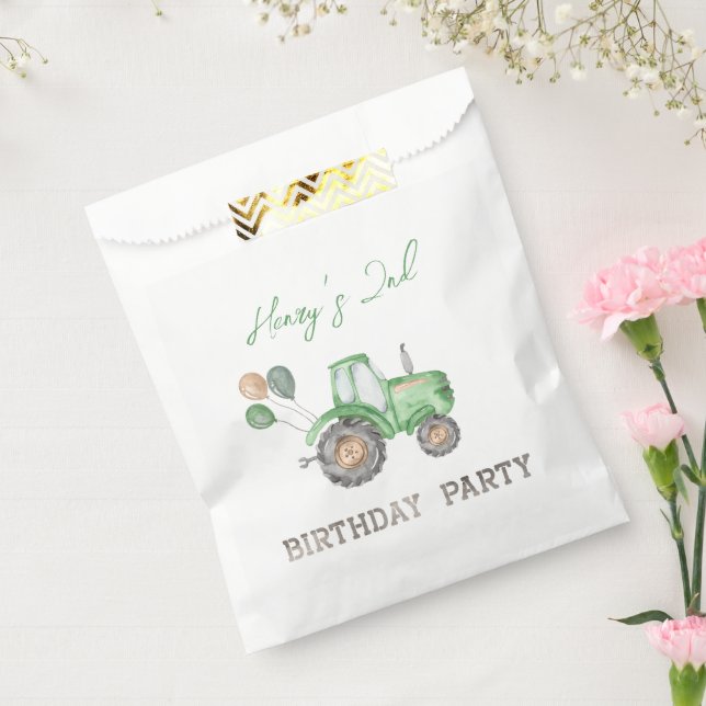 Tractor Favour Bags | Tractor Party Favours (Sealed)