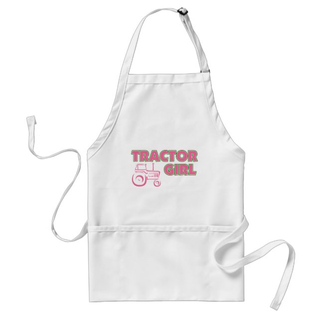 Tractor Girl Standard Apron (Front)