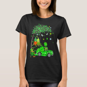 Tractor Gnome Happy St Patrick Day Men Women Kids T-Shirt