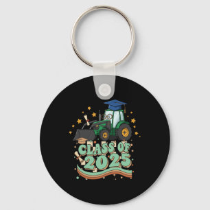 Tractor Graduate Cl Of 2025 Kids Mens Womens Gradu Key Ring