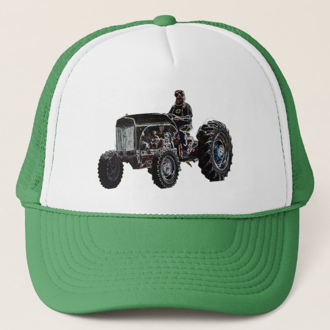 Tractor Head Trucker Hat (Front)