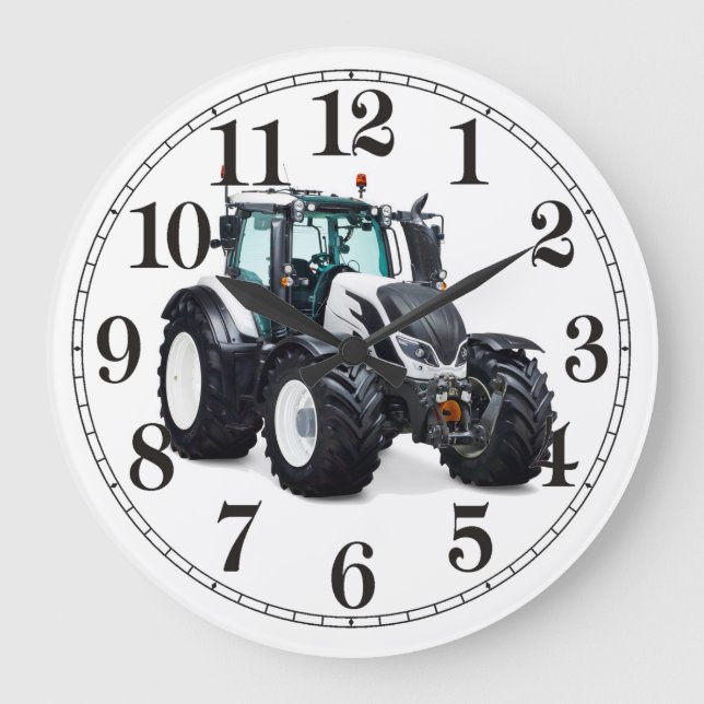 Tractor image for Round Wall Clock (Front)