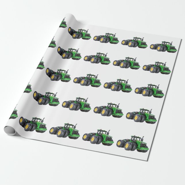 Tractor image for Wrapping Paper (Unrolled)
