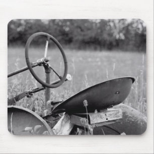Tractor in Long Grass Mouse Pad