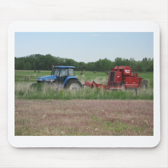 Tractor in the Field Mouse Pad (Front)