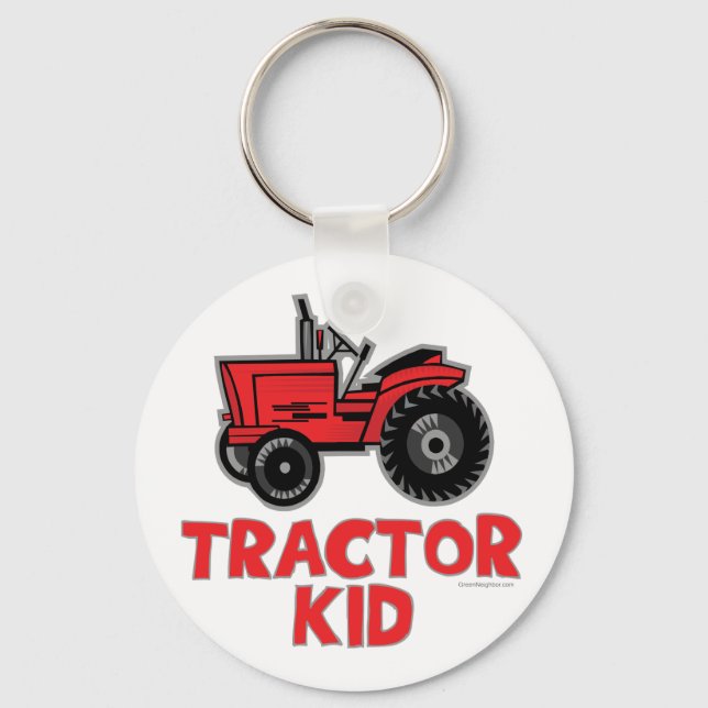 Tractor Kid Key Ring (Front)