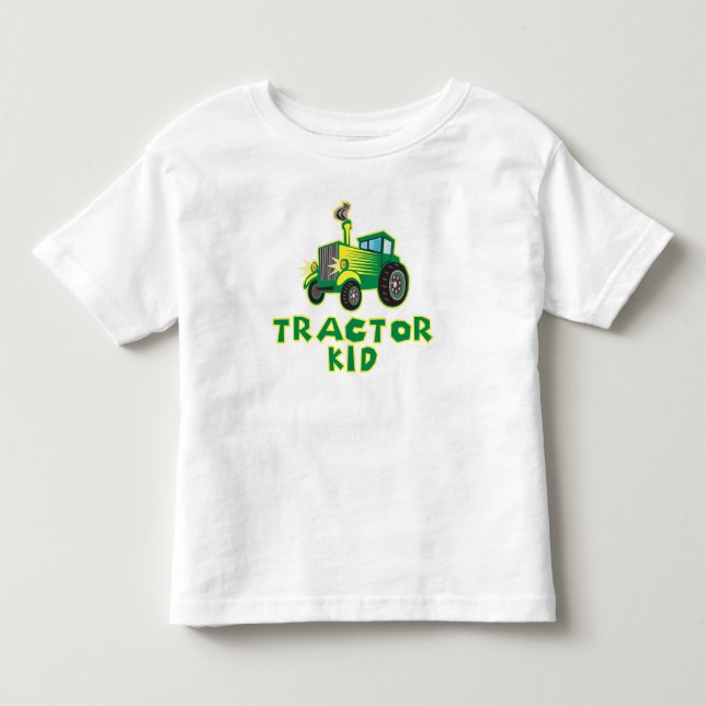 Tractor Kid Toddler T-Shirt (Front)