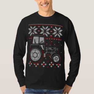 Tractor Lover Ugly Christmas sweater, Farmer Farmi T-Shirt