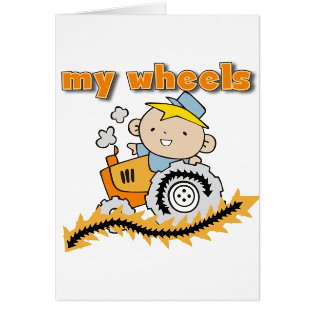 Tractor My Wheels Tshirts and Gifts (Front)