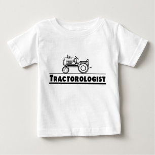 Tractor Ologist RED Baby T-Shirt