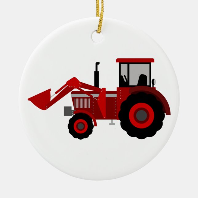 Tractor Ornament (Front)