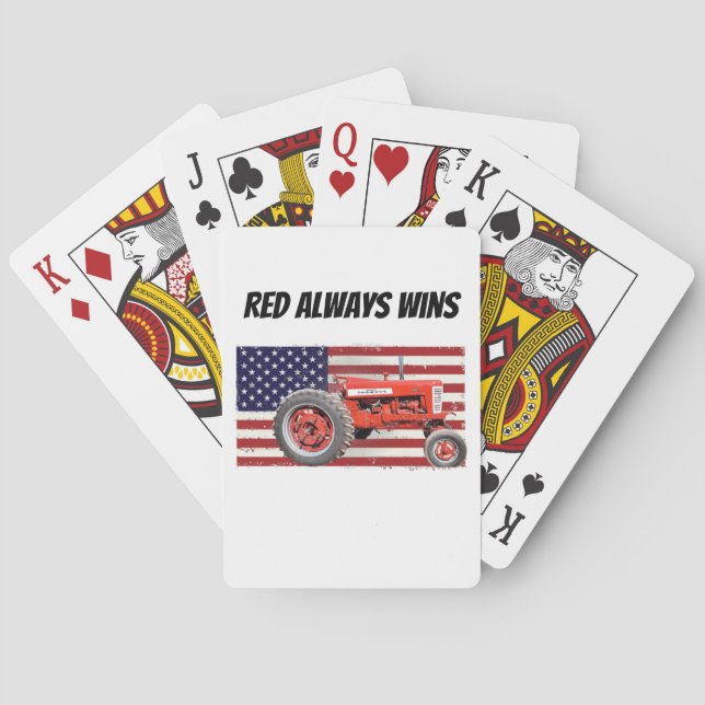 Tractor Playing Cards (Back)
