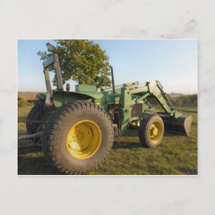 Tractor Postcard