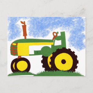 Tractor Postcard