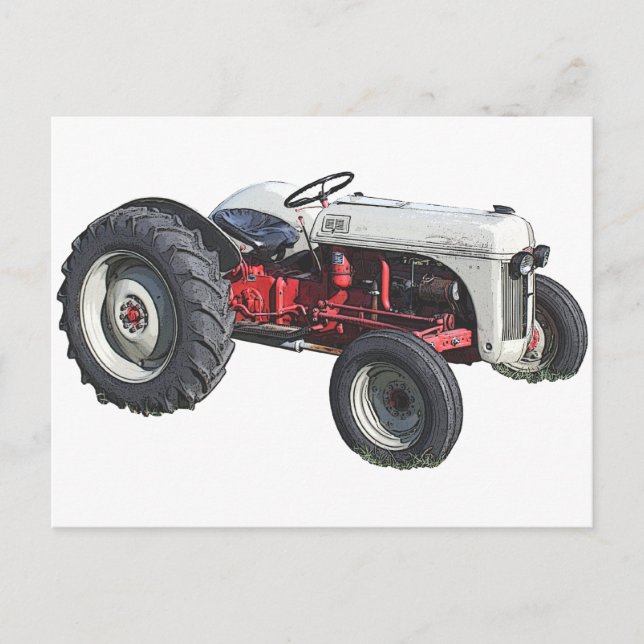 tractor postcard (Front)
