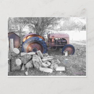 Tractor Postcard