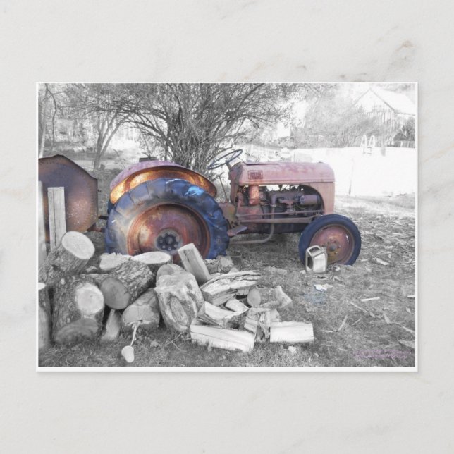Tractor Postcard (Front)